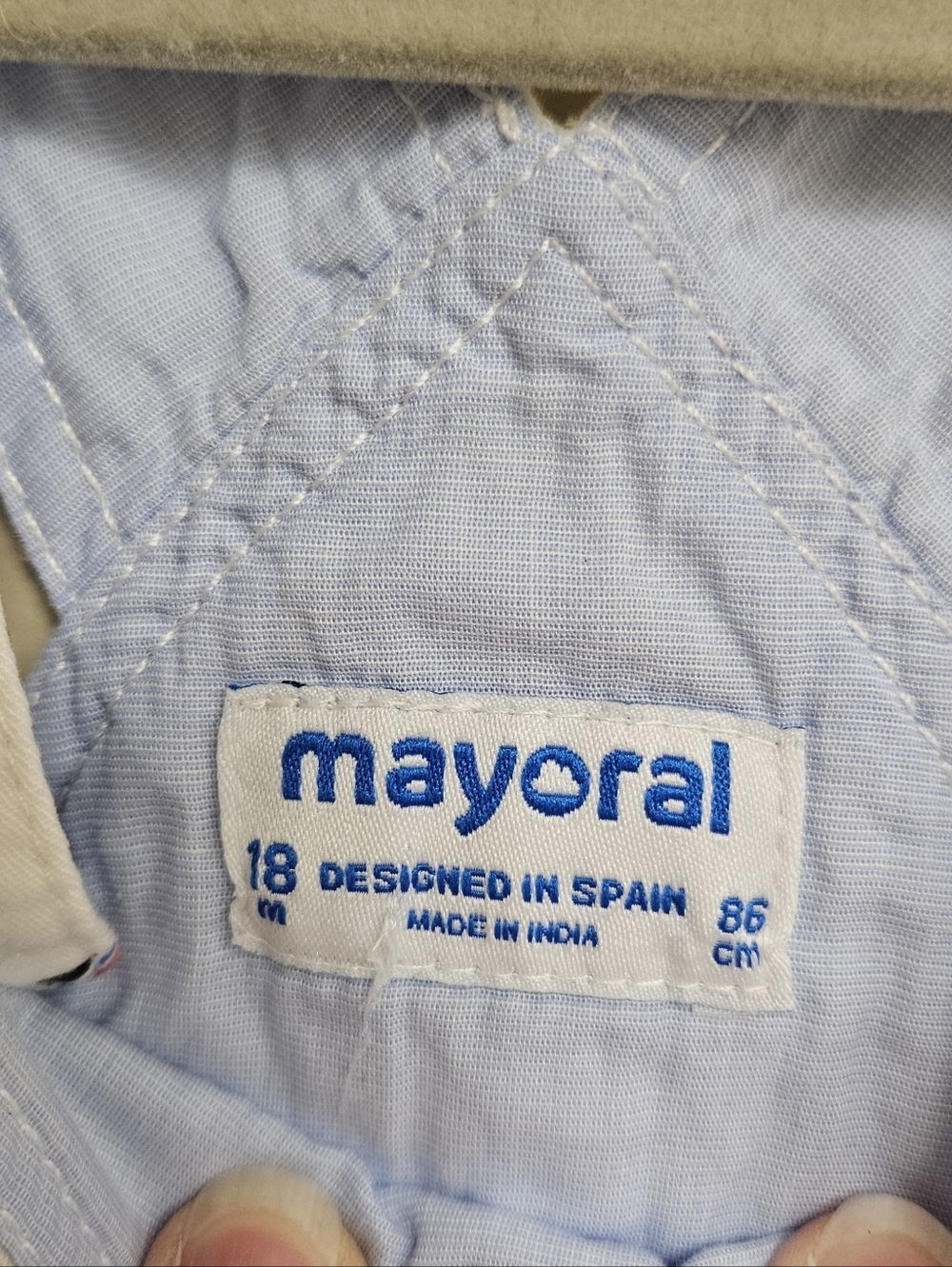 Mayoral Baby Boy Sail Boat White Shortalls 18 Months - Picture 5 of 7